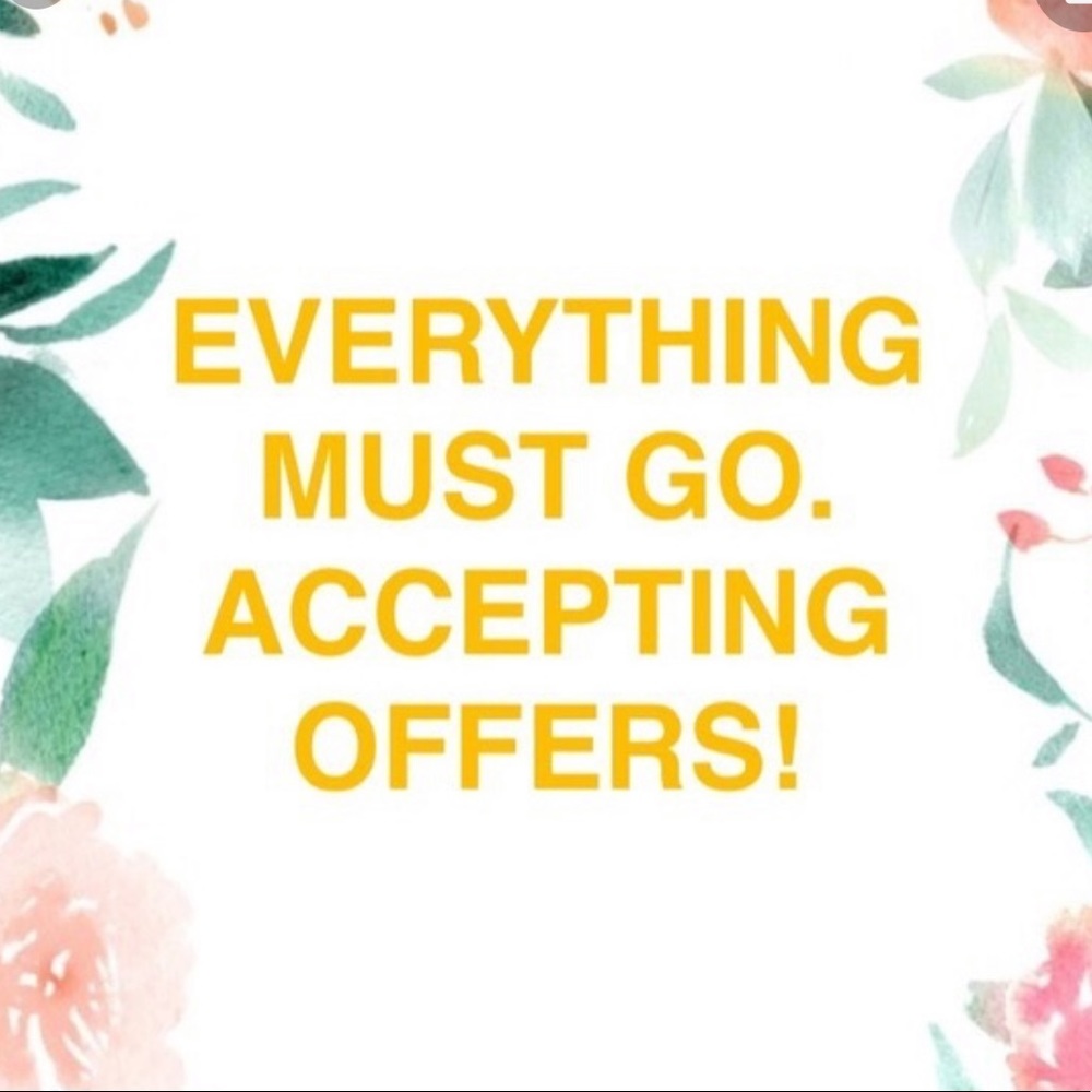 ACCEPTING OFFERS ON ALMOST ALL ITEMS!